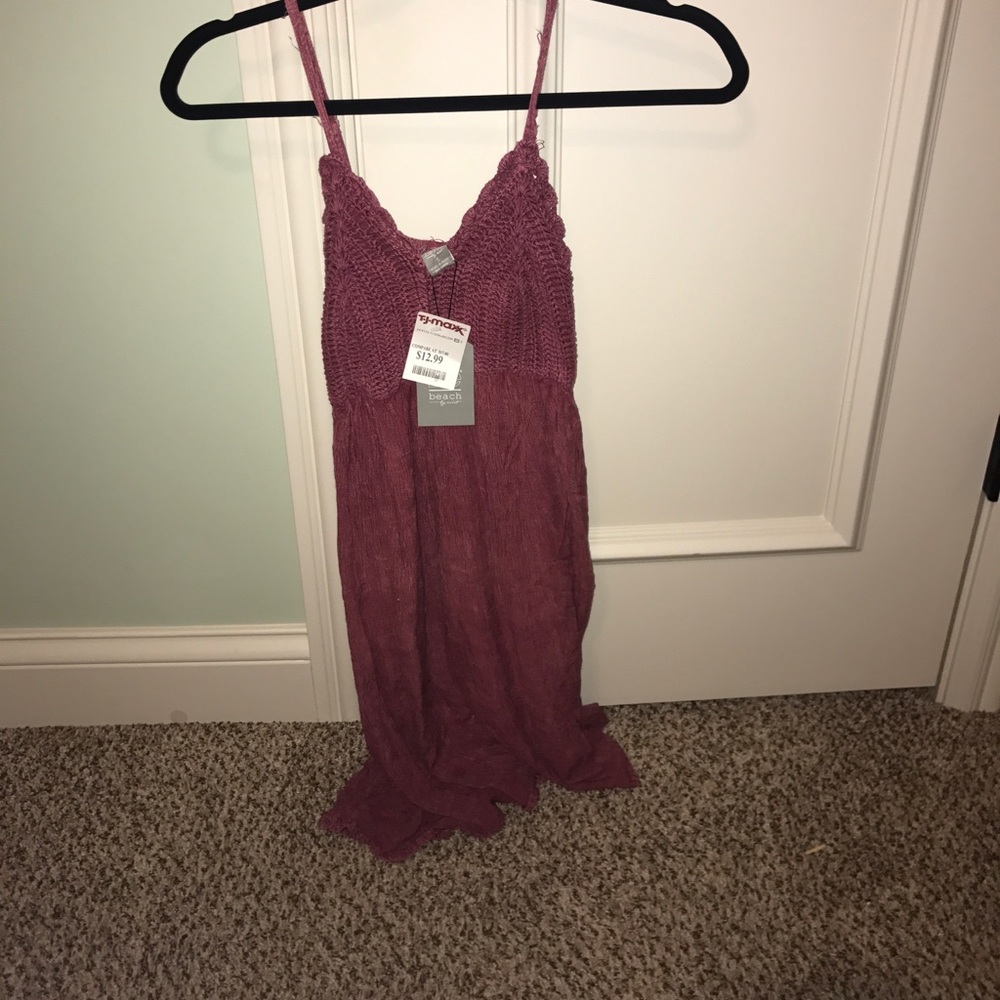purple dress